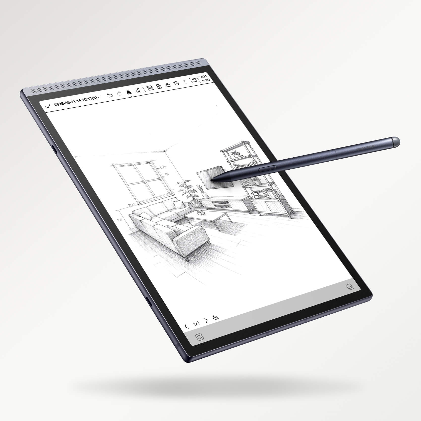 AINOTE Air 2 E-Notebook inkl. Stift + Cover - 8,2"