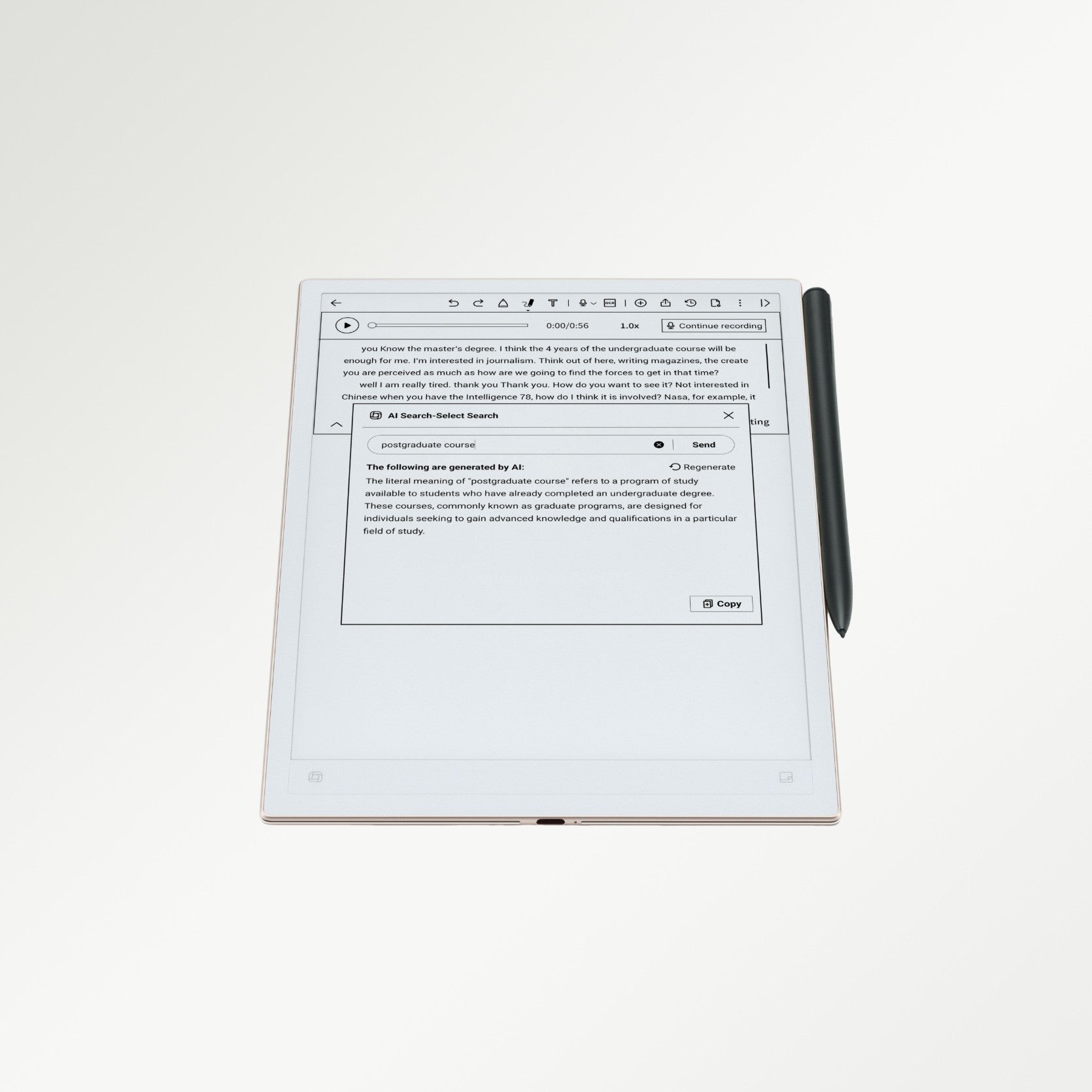 AINOTE 2 E-Notebook inkl. Stift + Cover - 10,65"