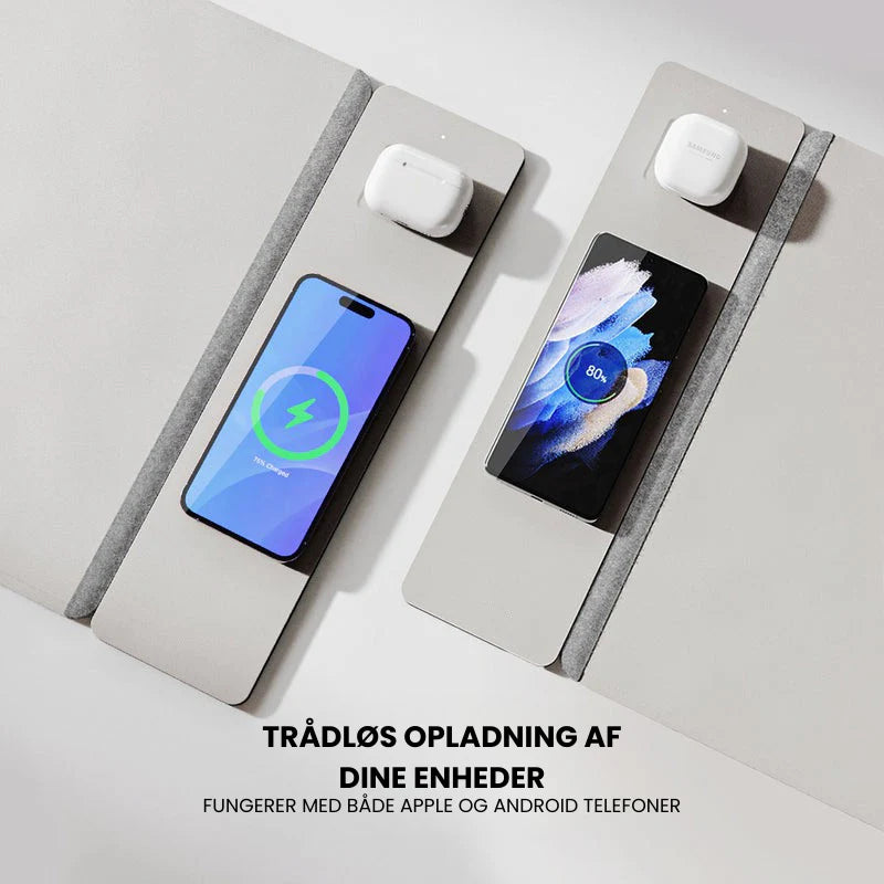 Kabellose Ladestation-Schreibtischmatte