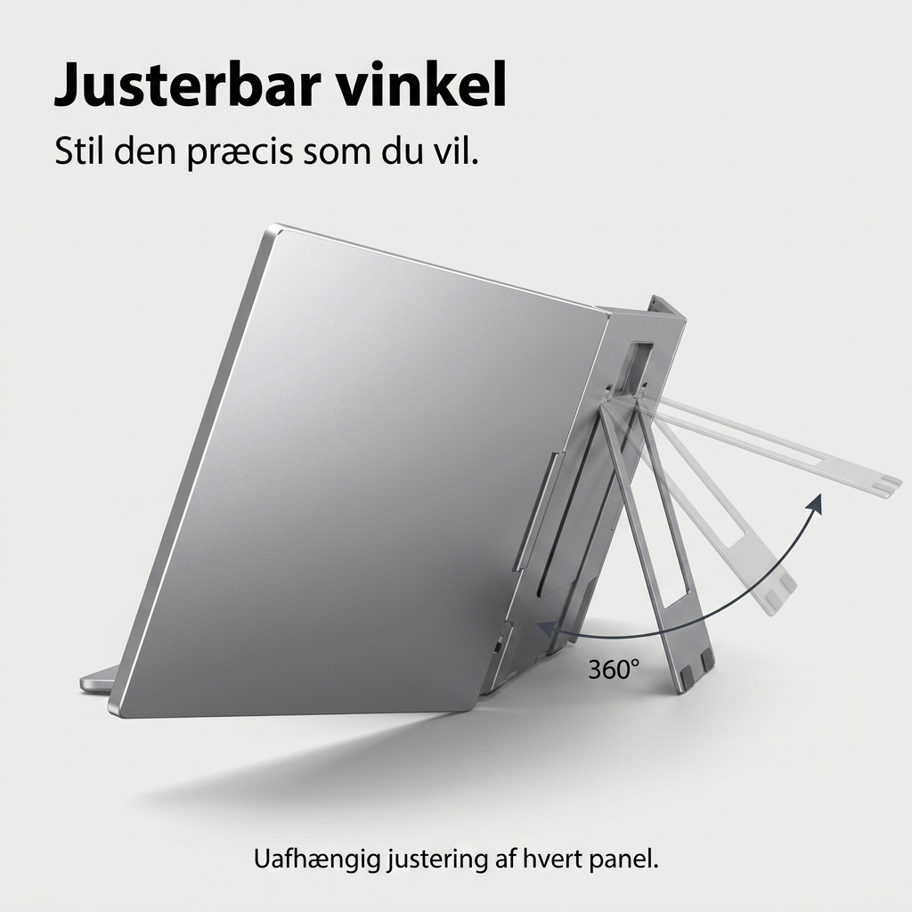 Alu Pro Tragbarer Duo-Bildschirmerweiterer